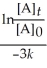 <strong>Derive an expression for a 1/3-life for a first-order reaction.</strong> A) B) C) D) E)