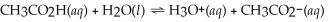 What is the hydronium ion concentration of a 0.500 mol L<sup>-1</sup> acetic acid solution with K<sub>a</sub> = 1.8 × 10<sup>-5</sup>? The equation for the dissociation of acetic acid is below: