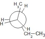 <strong>Which of the following Newman projections shows an antistaggered conformation of n-pentane?</strong> A) B) C) D) E)