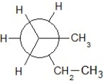 <strong>Which of the following Newman projections shows an antistaggered conformation of n-pentane?</strong> A) B) C) D) E)