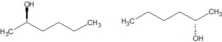 <strong>Which of the following structures are enantiomers?</strong> A) B) C) D) E)