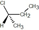 <strong>Determine the absolute configuration of the molecule shown below: </strong> A)R configuration B)S configuration C)E configuration D)Z configuration E)d configuration