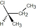 <strong>Which of the following structures is S-2-chlorobutane?</strong> A) B) C) D) E)