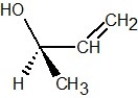 <strong>Which of the following structures is R-but-3-en-2-ol?</strong> A) B) C) D) E)
