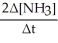 <strong>Given the following balanced equation,determine the rate of reaction with respect to [NH<sub>3</sub>]. N<sub>2</sub>(g)+ 3 H<sub>2</sub>(g)→ 2 NH<sub>3</sub>(g)</strong> A) Rate = +   B) Rate = -   C) Rate = +     D) Rate = -     E) It is not possible to determine without more information. <div style=padding-top: 35px> 
