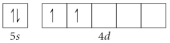 <strong>Choose the valence orbital diagram that represents the ground state of Zr.</strong> A) B) C) D) E)