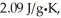 The enthalpy change for converting 1.00 mol of ice at -50.0°C to water at 70.0°C is The specific heats of ice,water,and steam are And Respectively.For H<sub>2</sub>O,∆H<sub>fus </sub>= 6.01 kJ/mol,and ∆H<sub>vap </sub>= 40.67 kJ/mol.