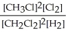 <strong>Express the equilibrium constant for the following reaction. 2 CH<sub>3</sub>Cl(g)+ Cl<sub>2</sub>(g)⇌ 2 CH<sub>2</sub>Cl<sub>2</sub>(g)+ H<sub>2</sub>(g)</strong> A)K = B)K = C)K = D)K = E)K =