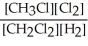 <strong>Express the equilibrium constant for the following reaction. 2 CH<sub>3</sub>Cl(g)+ Cl<sub>2</sub>(g)⇌ 2 CH<sub>2</sub>Cl<sub>2</sub>(g)+ H<sub>2</sub>(g)</strong> A)K = B)K = C)K = D)K = E)K =