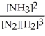 <strong>Express the equilibrium constant for the following reaction. N<sub>2</sub>(g)+ 3 H<sub>2</sub>(g)⇌ 2 NH<sub>3</sub>(g)</strong> A)K = B)K = C)K = D)K = E)K =