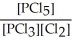 <strong>Express the equilibrium constant for the following reaction. PCl<sub>5</sub>(g)⇌ PCl<sub>3</sub>(g)+ Cl<sub>2</sub>(g)</strong> A)K = B)K = C)K = D)K = E)K =