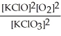 <strong>Express the equilibrium constant for the following reaction. KClO<sub>3</sub>(s)⇌ KClO(s)+ O<sub>2</sub>(g)</strong> A)K =   B)K = [O<sub>2</sub>]<sup>-1</sup> C)K =   D)K =   E)K = [O<sub>2</sub>] <div style=padding-top: 35px> 