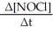 <strong>Given the following balanced equation,determine the rate of reaction with respect to [NOCl]. 2 NO(g)+ Cl<sub>2</sub>(g)→ 2 NOCl(g)</strong> A) Rate = -     B) Rate = +     C) Rate = -     D) Rate = -   E) It is not possible to determine without more information. <div style=padding-top: 35px> 