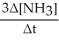 <strong>Given the following balanced equation,determine the rate of reaction with respect to [NH<sub>3</sub>]. N<sub>2</sub>(g)+ 3 H<sub>2</sub>(g)→ 2 NH<sub>3</sub>(g)</strong> A) Rate = +   B) Rate = -   C) Rate = +     D) Rate = -     E) It is not possible to determine without more information. <div style=padding-top: 35px> 