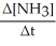 <strong>Given the following balanced equation,determine the rate of reaction with respect to [NH<sub>3</sub>]. N<sub>2</sub>(g)+ 3 H<sub>2</sub>(g)→ 2 NH<sub>3</sub>(g)</strong> A) Rate = +   B) Rate = -   C) Rate = +     D) Rate = -     E) It is not possible to determine without more information. <div style=padding-top: 35px> 