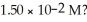 What is the hydroxide ion concentration and the pH for a hydrochloric acid solution that has a hydronium ion concentration of  