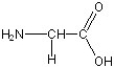 <strong>Match the following.</strong> A)glycine B)aspartic acid C)alanine D)serine E)phenylalanine F)lysine 1) 2) 3) 4) 5) 6)