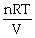 Dalton's law of partial pressure is: P = .