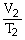 <strong>Which one of the following is impossible for an ideal gas?</strong> A) = ( ) B) = C)V<sub>2</sub> = ( )V<sub>1</sub> D)V<sub>1</sub>T<sub>1</sub> = V<sub>2</sub>T<sub>2</sub> E)none of the above