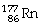 <strong>Which of the following isotopes contains the most number of neutrons?</strong> A) B) C) D) E)