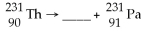 <strong>What is the missing particle? </strong> A)positron B)beta particle C)alpha particle D)gamma particle E)none of the above