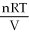 Dalton's law of partial pressure is: P = .