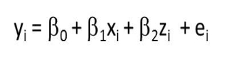 <strong>Figure TB 11-5 The accompanying formula is the regression model for the ____.</strong> A)2 x 2 factorial B)randomized block C)analysis of covariance D)regression point displacement