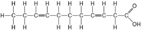 Figure 3.9 -Which of the following statements is true regarding the molecule illustrated in Figure 3.9?