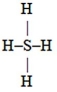 <strong>If an atom of sulfur (atomic number 16) were allowed to react with atoms of hydrogen (atomic number 1), which of the following molecules would be formed?</strong> A) S-H B) H-S-H C) D) E) H = S = H