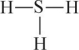 <strong>If an atom of sulfur (atomic number 16) were allowed to react with atoms of hydrogen (atomic number 1), which of the following molecules would be formed?</strong> A) S-H B) H-S-H C)   D)   E) H = S = H <div style=padding-top: 35px> 