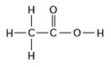 <strong>Use the following figure to answer the question. Two moles of the compound in the figure would weigh how many grams? (Note: The atomic masses, in daltons, are approximately 12 for carbon, 1 for hydrogen and 16 for oxygen.)</strong> A) 30 B) 60 C) 90 D) 120