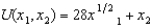 <strong>Ambrose's brother Sebastian has a utility function   , where x<sub>1</sub> is his consumption of nuts and x<sub>2</sub> is his consumption of berries. His income is $128, the price of nuts is $2, and the price of berries is $1. How many units of berries will Sebastian demand?</strong> A) 30 B) 60 C) 55 D) 49 E) There is not enough information to determine the answer. <div style=padding-top: 35px> 