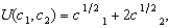 Patience has the utility function where c<sub>1</sub> is her consumption in period 1 and c<sub>1</sub> is her consumption in period 2. She will earn 100 units of the consumption good in period 1 and 100 units of the consumption good in period 2. She can borrow or lend at an interest rate of 10%. a. Write an equation that describes Patience's budget. b. If Patience neither borrows nor lends, what will be her marginal rate of substitution between current and future consumption? c. If Patience does the optimal amount of borrowing or saving, what will be the ratio of her period 2 consumption to her period 1 consumption?