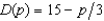 <strong>Sam has quasilinear preferences and his demand function for x is . The price of x is initially $15 per unit and increases to $24 per unit. Sam's change in consumer's surplus is closest to</strong> A) -168. B) -76. C) -27. D)75 E) Sam won't consume x at either of the prices.