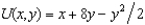 <strong>Herbie's utility function is , where x is the number of x's he consumes per week and y is the number of y's he consumes per week. Herbie has $200 a week to spend. The price of x is $1. The price of y is currently $4 per unit. Herbie has received an invitation to join a club devoted to the consumption of y. If he joins the club, Herbie can get a discount on the purchase of y. If he belonged to the club, he could buy y for $1 a unit. How much is the most Herbie would be willing to pay to join this club?</strong> A) $33 B) $21 C) $4.50 D) $16.50 E) None of the above.