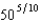 <strong>This problem will be easier if you have done Problem 1. A firm has the production function $f(x<sub>1</sub>, x<sub>2</sub>) = x<sup>2.50</sup><sub>1</sub>x<sup>0.50</sup><sub>2</sub>. The isoquant on which output is has the equation</strong> A) x<sub>2</sub> = 50x<sup>-</sup><sup>5</sup><sub>1</sub>. B) x<sub>2</sub> = 50x<sup>2</sup><sub>1</sub>. C) = 5. D) x<sub>2</sub> = 50x<sup>-</sup><sup>0.50</sup><sub>1.</sub> E) x<sub>1</sub> = 0.50x<sup>-</sup><sup>0.50</sup><sub>2</sub>.