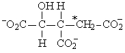 <strong>If acetyl-CoA labeled with <sup>14</sup>C, as shown in the figure to the right, were used as the substrate for the citric acid cycle, which of the following intermediates would be produced during the first round of the cycle?  </strong> A)   B)   C)   D)   E)   <div style=padding-top: 35px> 