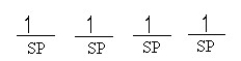 <strong>Which of the following line orbital energy diagrams describes the orbital location of valence electrons in an sp<sup>3</sup> hybridized carbon atom (consider that SP is a generic notation that could reference either sp, sp<sup>2</sup> or sp<sup>3 </sup>hybrid orbitals)?</strong> A) B) C) D) E)