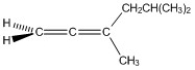 How many sp<sup>2 </sup>hybridized carbon atoms are present in the molecule shown?