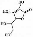 The structure of vitamin C is shown below. Which one of the following statements concerning this structure is not correct?  