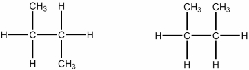 Which of the following best describes the relationship between the two structures shown?  