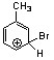 <strong>Which of the following is an intermediate in the bromination of toluene?</strong> A) B) C) D)