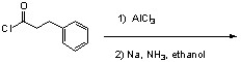 Predict the major organic product resulting from the following sequence of reactions.