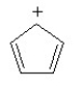<strong>Which of the following structures is aromatic?</strong> A)   B)   C)   D)   E)   <div style=padding-top: 35px> 