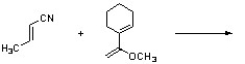 Assuming kinetic conditions, draw the major product of the reaction below. Include correct stereochemistry.