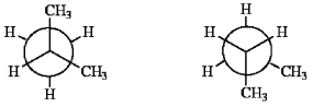 <strong>The structures below are ________. </strong> A) not isomers B) conformational isomers C) cis-trans isomers D) structural isomers E) both B and D