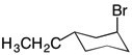 Which line-angle formula corresponds to the chair conformation shown below?    