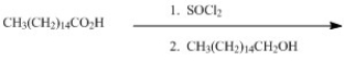 Provide the major organic product of the following reaction sequence.
