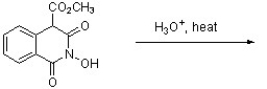 <strong>The following compound was found to inhibit HIV-1 (J. Med. Chem. 2011, 1812). Predict the structure of the hydrolysis product. </strong> A) B) C) D)