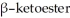 Provide the structure of the ester that would undergo self-condensation to yield the shown below.
